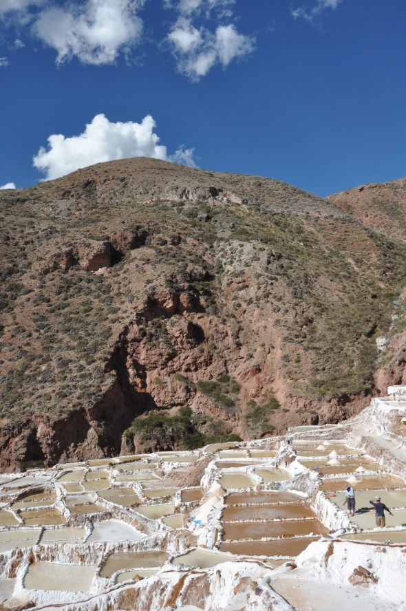 Salt production near Maras