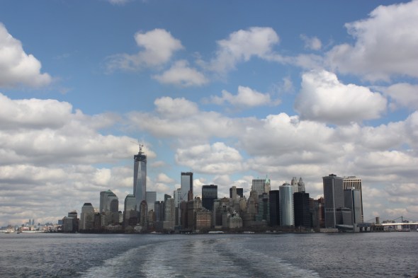 Lower Manhattan as viewed from the Staten Island Ferry