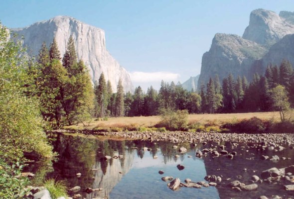 Yosemite National Park, an easy drive from the California coast