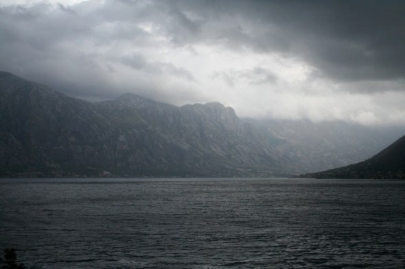 Kotor's fjord side setting - better luck with the weather than I had!