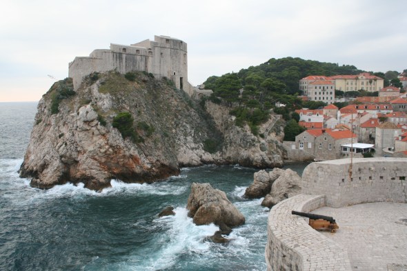 A fortified city, Dubrovnik's thick walls were designed to protect from waves as well as invaders 