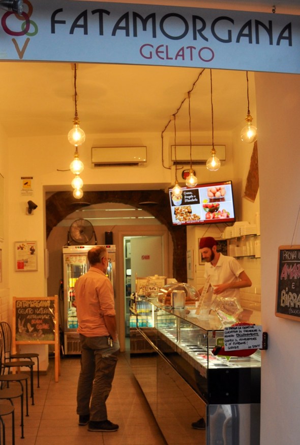 Fatamorgana's artisan ice cream parlour