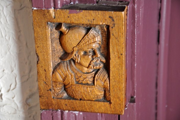 Detail of carving found on all the doors