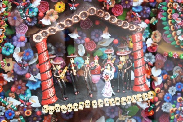 Window display in San Miguel de Allende, Mexico