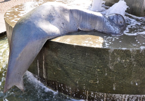 At the Neptune fountain in the market place