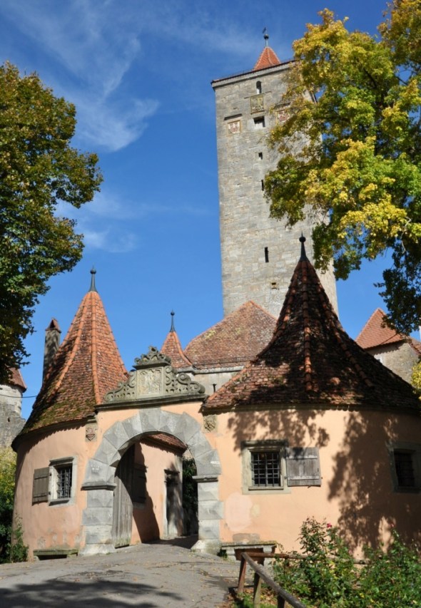 Castle Gate featuring spectacular views across the Tauber Valley from the adjacent gardens
