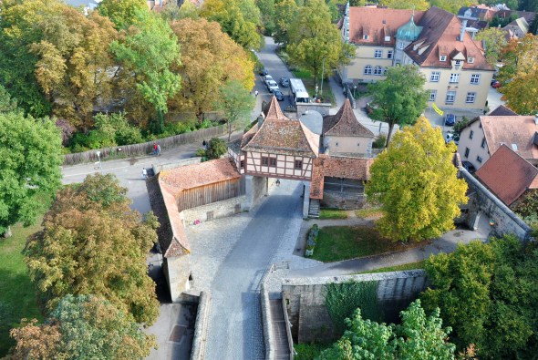 The Gatekeeper's Lodge as seen from the top of Rödertor