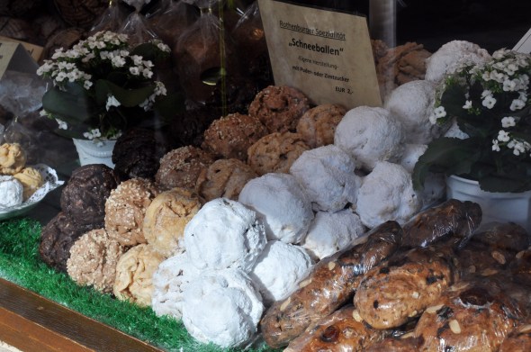 There's nothing delicate about the local delicacy, Schneebälle