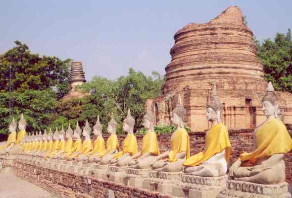 Thailand Old temple in Ayutthaya