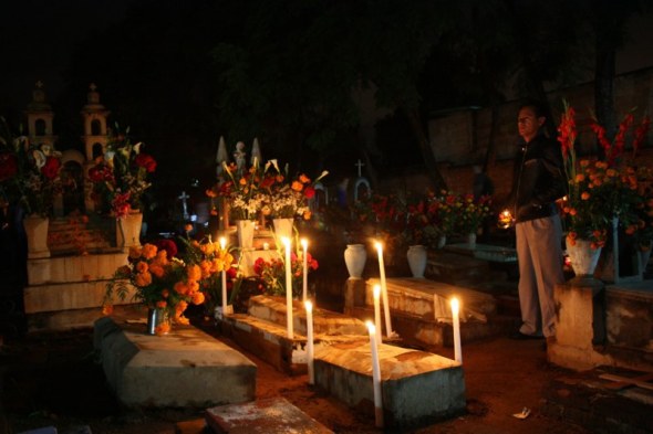 Day of the dead cemetery