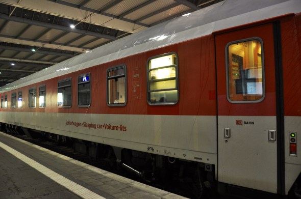 Night train exterior