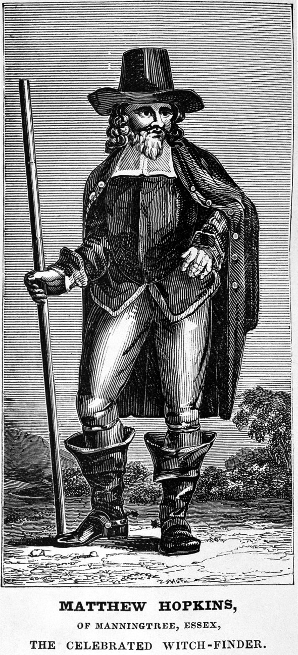 L0000660 Portrait of Matthew Hopkins, the celebrated witch-finder.