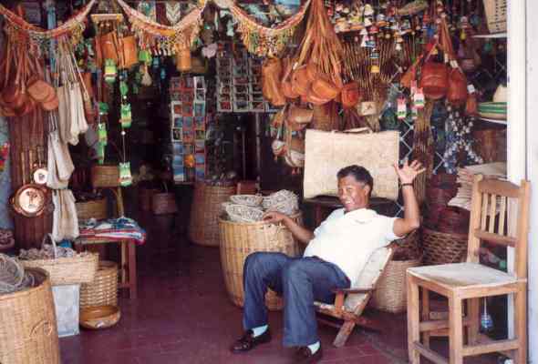 Venezuela Craft shop on Isla Margarita